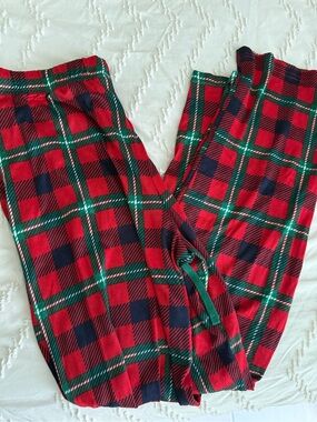Red & Green Plaid Lounge Pants